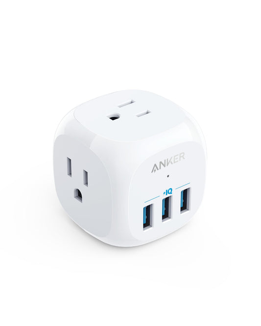 Anker USB C Outlet Extender with 3 Outlets