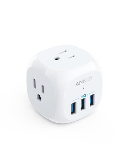 Anker USB C Outlet Extender with 3 Outlets