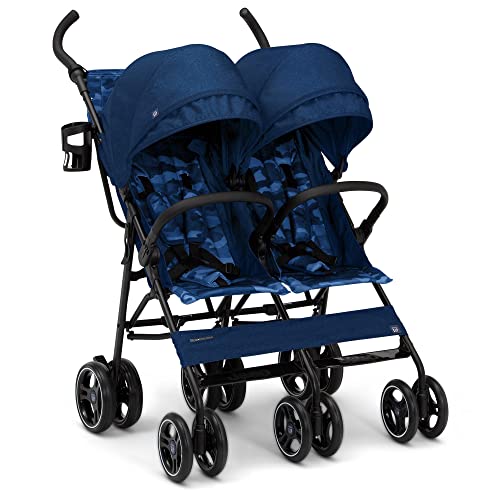Double Stroller Lightweight Reclining Compact Fold Sustainable Materials