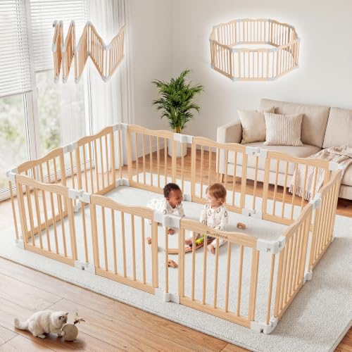 Large Wooden Baby Playpen