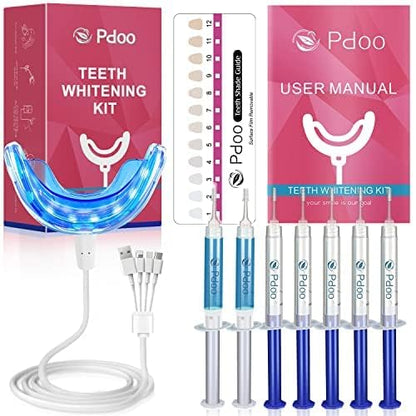 Teeth Whitening Kit with LED Light for Sensitive Teeth