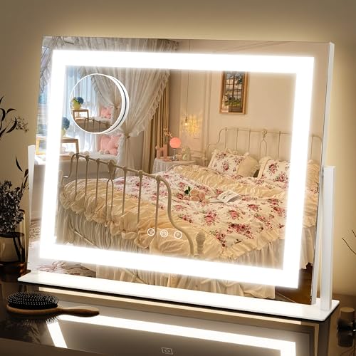 Lighted Makeup Vanity Mirror with 10X Magnification