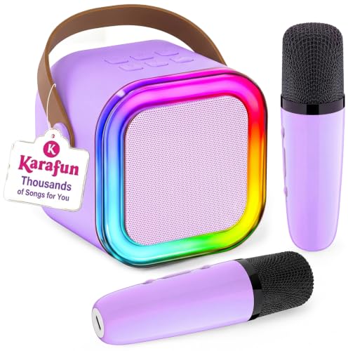 IROO Kids Karaoke Machine with 2 Wireless Microphones