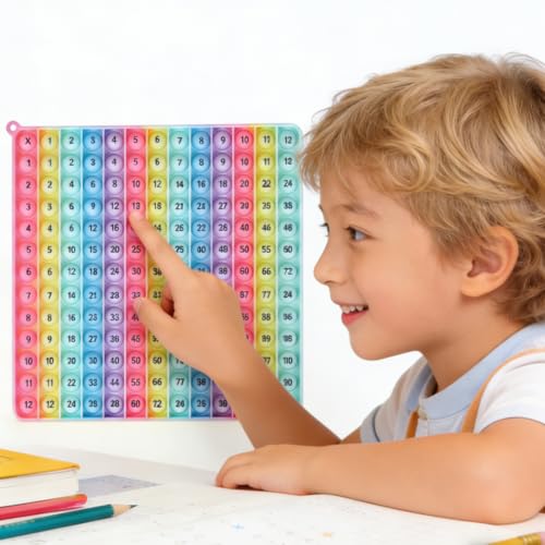 12x12 Multiplication Table Fidget Game Flash Cards