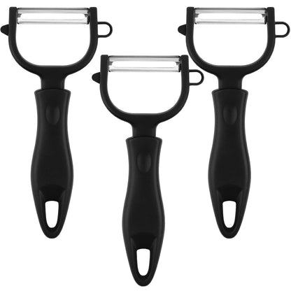 Vegetable Peeler 3-Pack with Long Handle