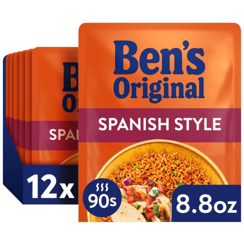 12 Pack Ben's Original Spanish Style Ready Rice Pouches (Chof-K)