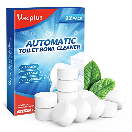 12 Pack Toilet Bowl Cleaner Tablets with Bleach