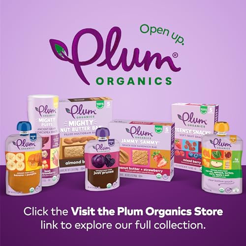 Plum Organics Blueberry Snack Bars - Pack of 48