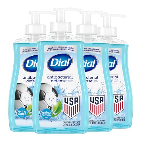 4 Pack Dial Antibacterial Aloe Liquid Hand Soap