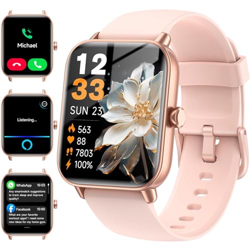 Alexa Smartwatch with Call Function and Fitness Tracking