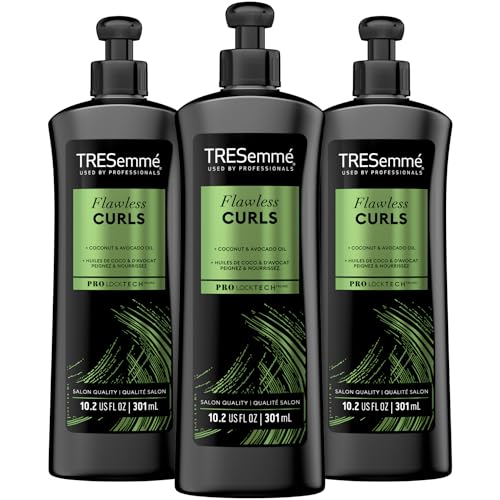 TRESemmé Flawless Curls Combing Crème Detangles and Hydrates Hair With Pro Lock Tech 10.2 oz