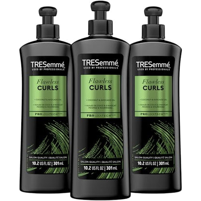 TRESemmé Flawless Curls Combing Crème Detangles and Hydrates Hair With Pro Lock Tech 10.2 oz