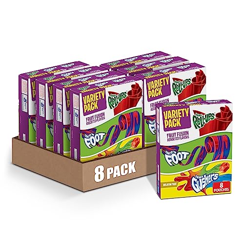 8 Pack Fruit by the Foot Fruit Snacks Variety