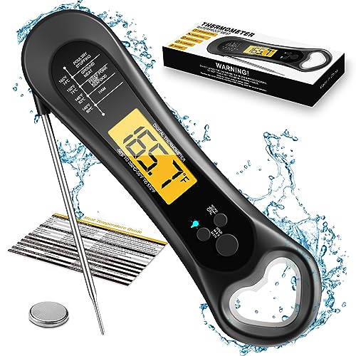Instant Read Digital Meat Thermometer with Backlight