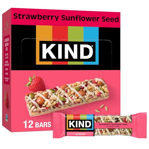 12 Count KIND Strawberry Sunflower Seed Snack Bars