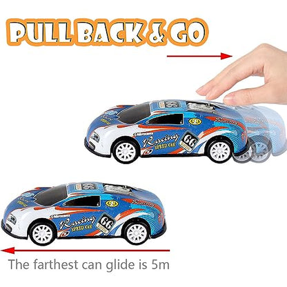 36 Pack Mini Die-Cast Pull Back Toy Cars