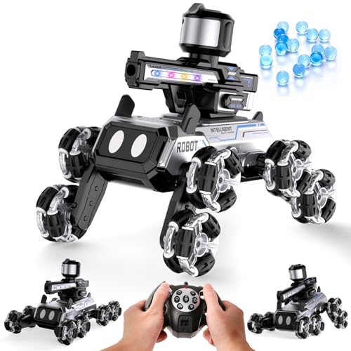 Remote Control Robot Dog Car Toy with Water Blaster