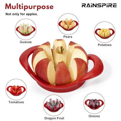 Rainspire 8-Slice Apple Cutter with Stainless Steel Blades