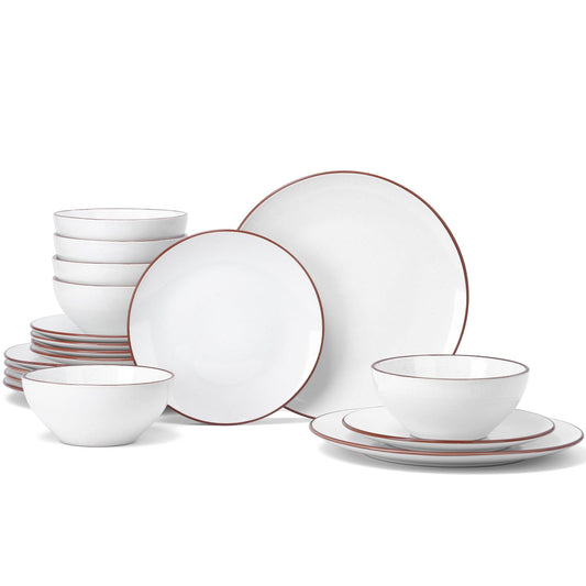 18-Piece Famiware Ceramic Dinnerware Set