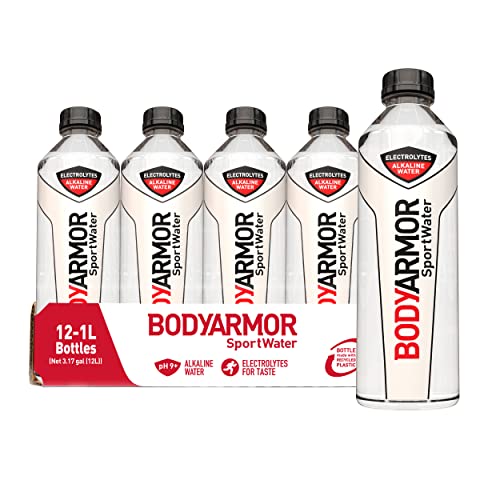 12 Pack BODYARMOR Alkaline Sport Water 1L Bottles