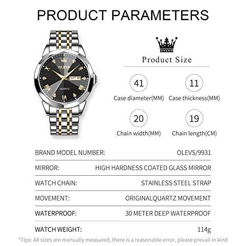 UPDATE: DEAD! OLEVS Men Watches Stainless Steel Wrist Watch Quartz Analog Waterproof Luminous Date Diamond Wrist Watch Luxury Casual Watch for Men