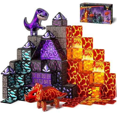 GobiDex Magnetic Dinosaur Tiles Building Set