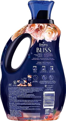 Downy Infusions Laundry Fabric Softener Liquid, Bliss, Sparkling Amber & Rose, 56 Fl Oz