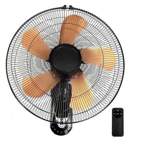 20 Inch Wall Mount Oscillating Fan with Remote