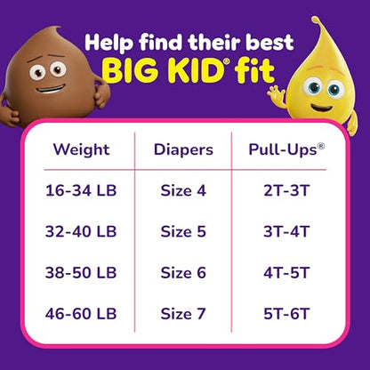 56 Count Pull-Ups Girls' Potty Training Pants, Size 4T-5T