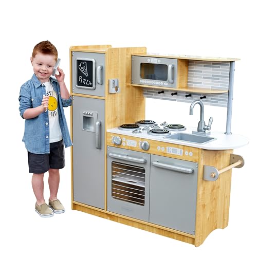 KidKraft Wooden Play Kitchen with Phone and Chalkboard