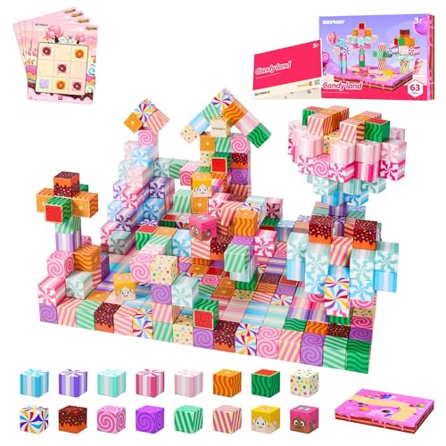Magnetic Blocks Building Set, STEM Toy for Kids