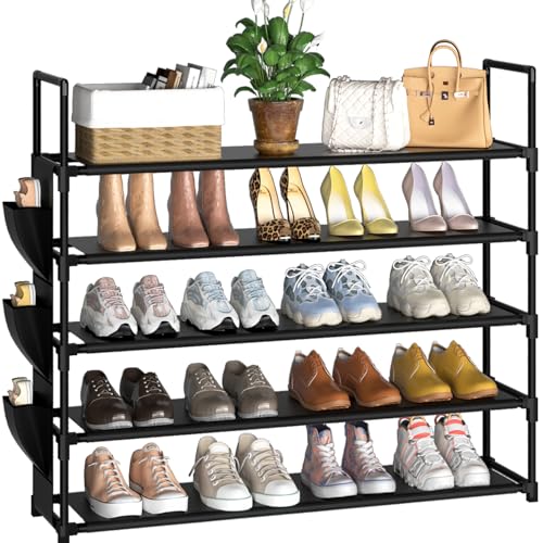 5 Tier Shoe Rack Organizer for Closet Entryway