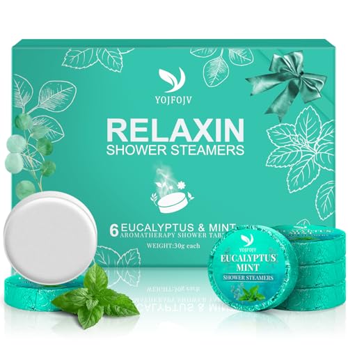 6 Pack Shower Steamers Aromatherapy Eucalyptus Menthol Bombs