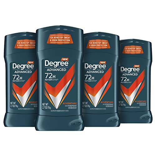 4 Pack Degree Men Antiperspirant Deodorant Stick 2.7oz