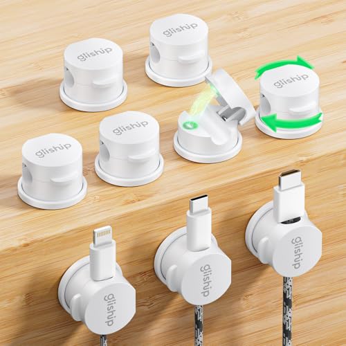 9 Pack Magnetic Cable Clips Cord Organizer Holder