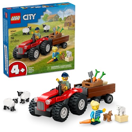 LEGO City Farm Tractor and Sheep Toy Set