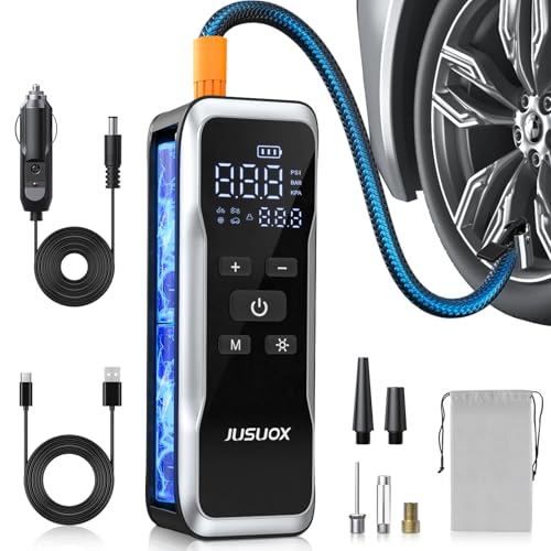 Portable Tire Inflator Air Compressor, 150PSI Cordless Pump