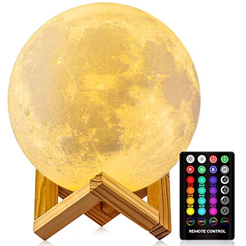 16 Color Moon Lamp with Stand and Remote Control