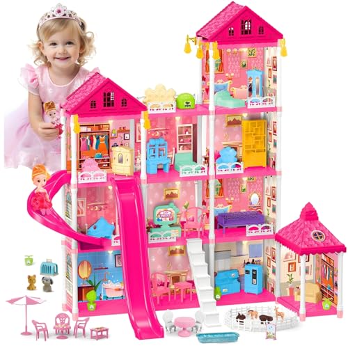 Princess Castle Dollhouse Building Playset for Girls