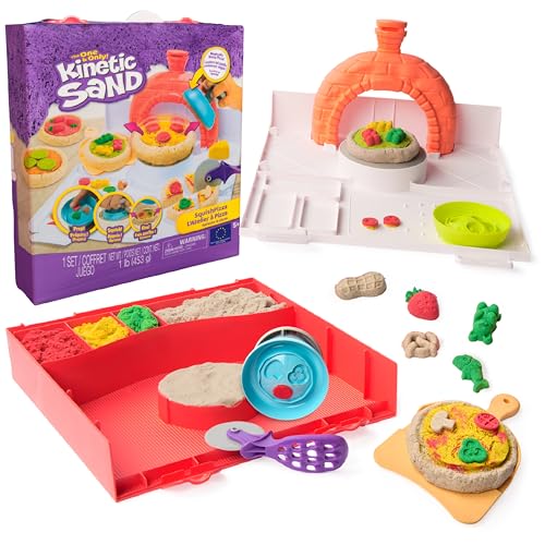 1lb Kinetic Sand Pizza Oven Playset with Tools
