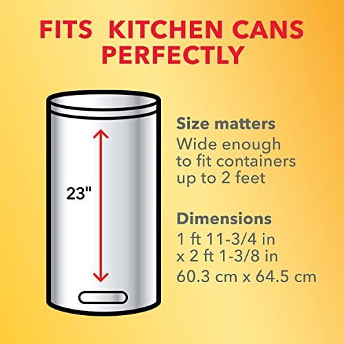 Glad Trash Bags, ForceFlexPlus 13-Gallon Tall Kitchen Drawstring Trash Bags 90 Ct