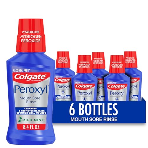 6 Pack Colgate Peroxyl Antiseptic Mouth Sore Rinse