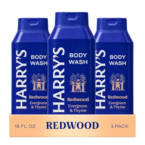 3 Pack Harry's Sulfate-Free Body Wash 18 fl oz