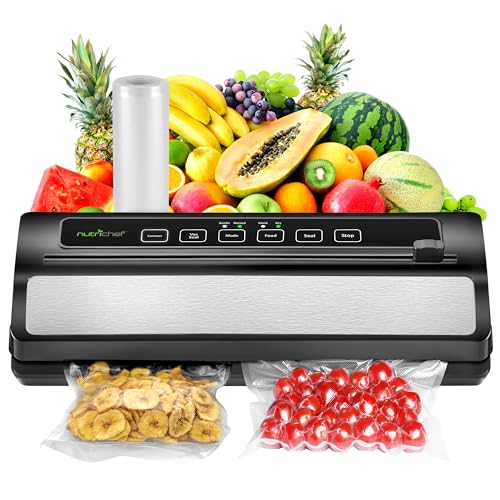 NutriChef Automatic Vacuum Sealer Machine for Food Preservation