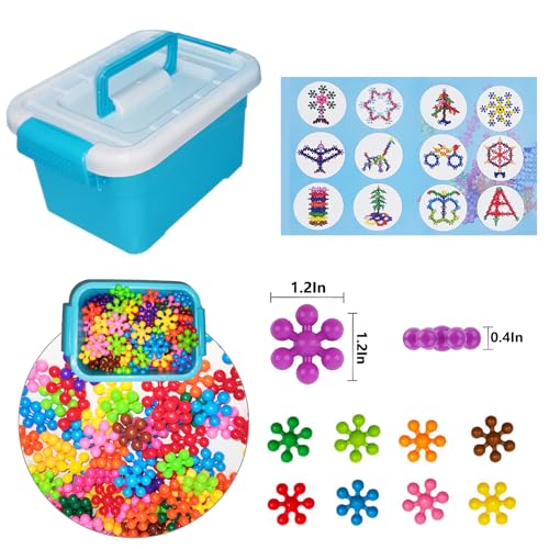 XIZIGOIT 200PCS Kids Building Block Birthday Christmas Toys Gifts for Boys Girls Aged 4+ Children Toddler Mini Portable Toys 5 6 7 8 9 10 11 Years Old Educational Kids Toys