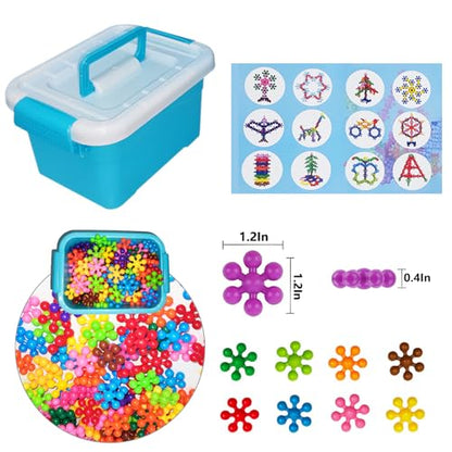 XIZIGOIT 200PCS Kids Building Block Birthday Christmas Toys Gifts for Boys Girls Aged 4+ Children Toddler Mini Portable Toys 5 6 7 8 9 10 11 Years Old Educational Kids Toys