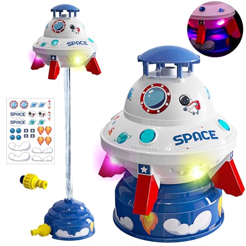 UFO Water Rocket Sprinkler Toy for Kids Outdoor