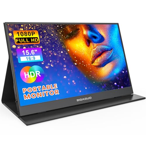 15.6" Portable 1080P Monitor USB-C HDMI Display