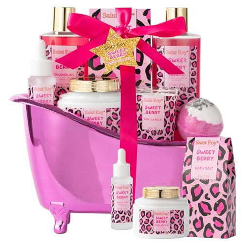Bath Spa Gift Basket for Women, Aromatherapy Set