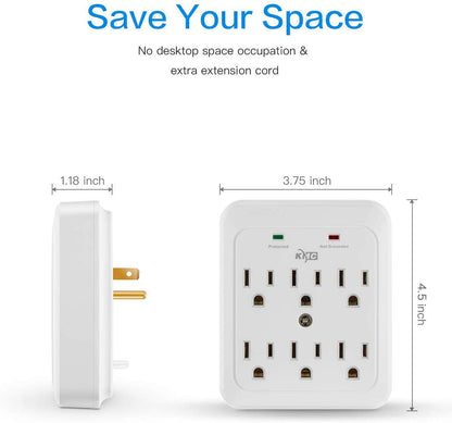 KMC 980 Joule 6-Outlet Surge Protector